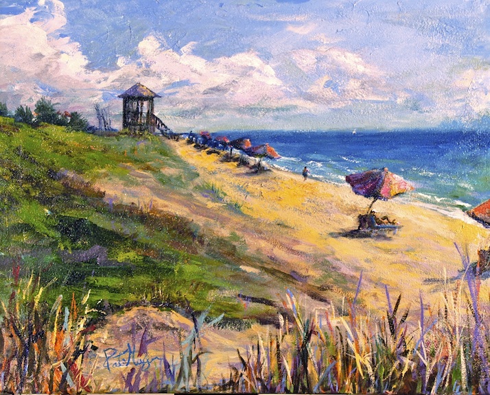 Beach at Delray by Pati Maguire