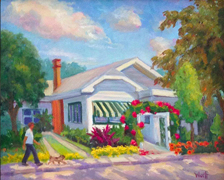 Cason Cottage at Delray Beach by Sheila Wolff