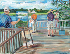 Artists at Loxahatchee 2014 by Carolyn Crayola