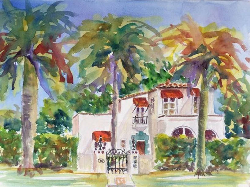 Painting by Sharon Jacobs