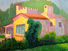 Morning Light on Cottage at Delray by Pam Ayres