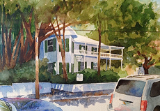 Banyan House at Key West by Ted Matz