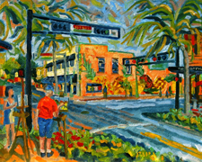 Artists on Atlantic Avenue by Pineapple Grove